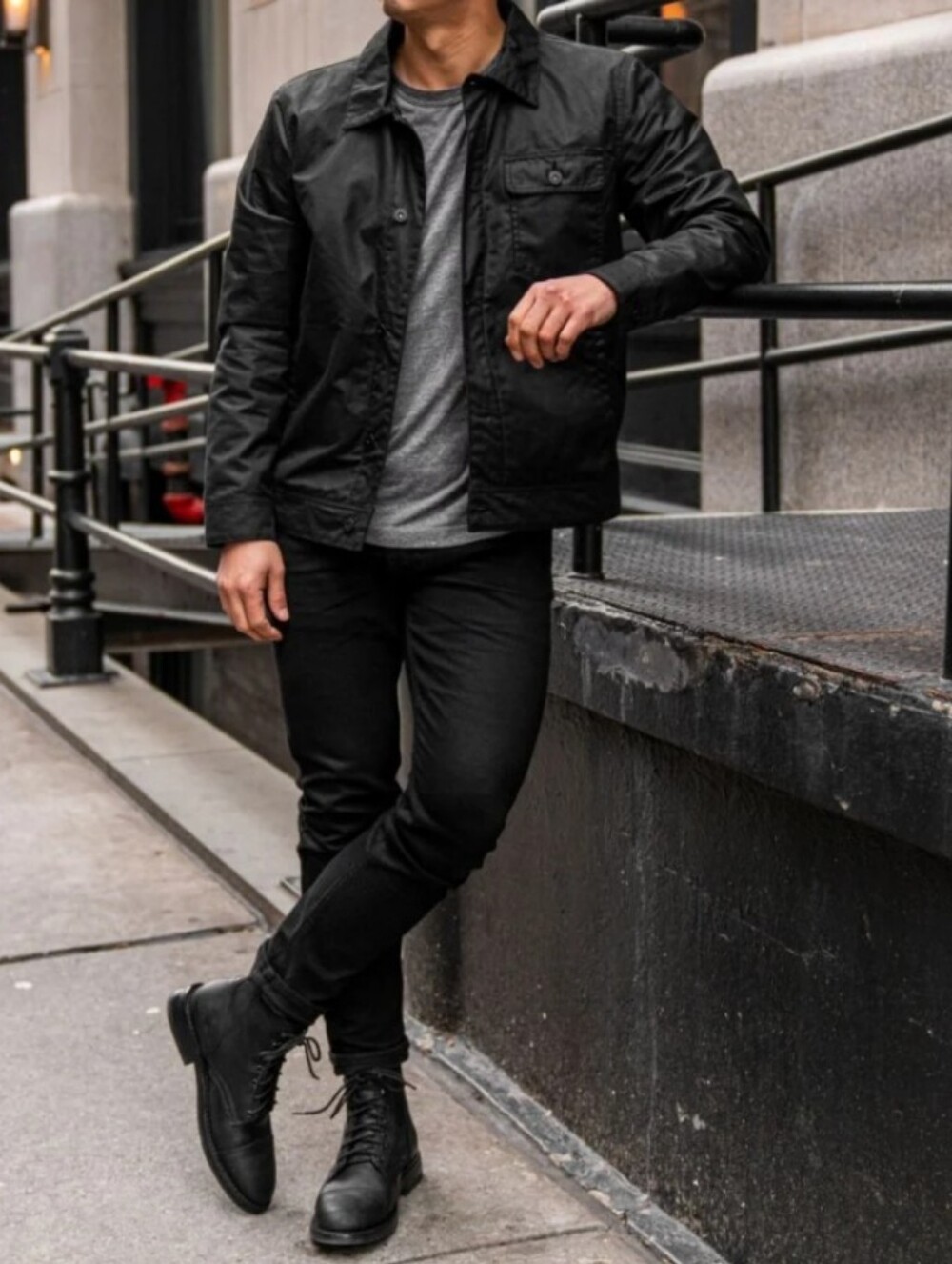 Thursday Waxed Canvas Field Jacket - Like new